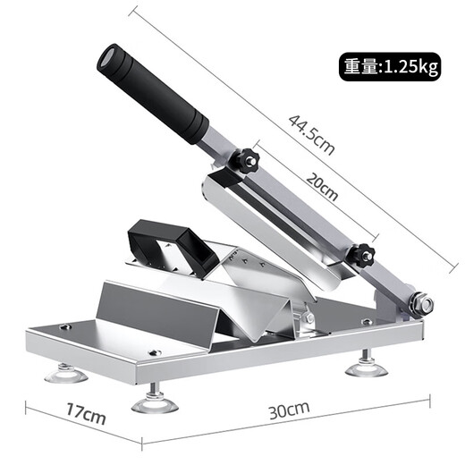 Baijie meat slicer beef and mutton roll slicer fat beef frozen meat potato slice artifact meat roll guillotine household machine