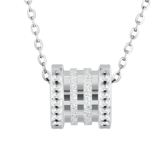 CHINA GOLD PT950 small waist platinum pendant for women, a birthday gift for your girlfriend and wife, about 2.4g (free silver chain)