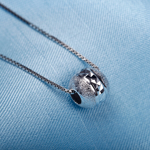 Pt.CharmPt950 platinum pendant transfer beads Passepartout platinum necklace men's and women's couple necklace Valentine's Day New Year's gift If it is not in stock, it can be customized. Take 1.2g as an example