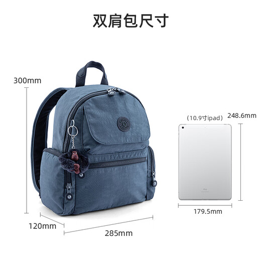 Keplin Commuting Large Capacity School Bag Multi-laminated Backpack Monkey Bag Gift MATTA Dark Night Gray M Girl Gift