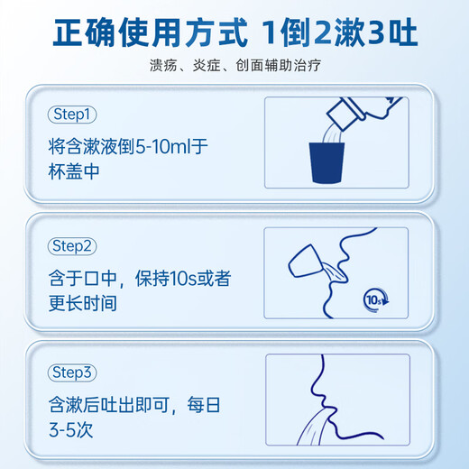 Baiyunshan Medical Oral Care 300ml Mouthwash Periodontitis Bacteric and Anti-inflammatory Removal of Bad Breathing Gum Atrophy