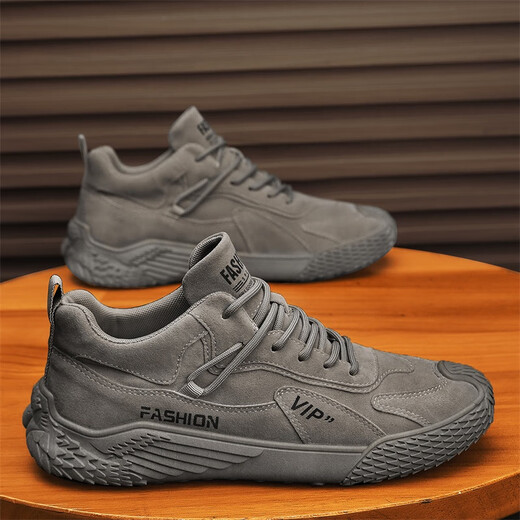 Huali Selected Men's Shoes Labor Protection Shoes 2025 Spring and Autumn New Men's Work Casual Sports Shoes Kitchen Work Casual Shoes Main Picture Khaki 42