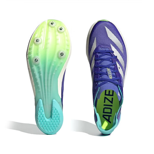 阿迪达斯（adidas）全能战士Ambition 2田径钉鞋短跑/中长跑男女跑步训练比赛钉子鞋 黑色 IG9905 巴黎奥运配色 41