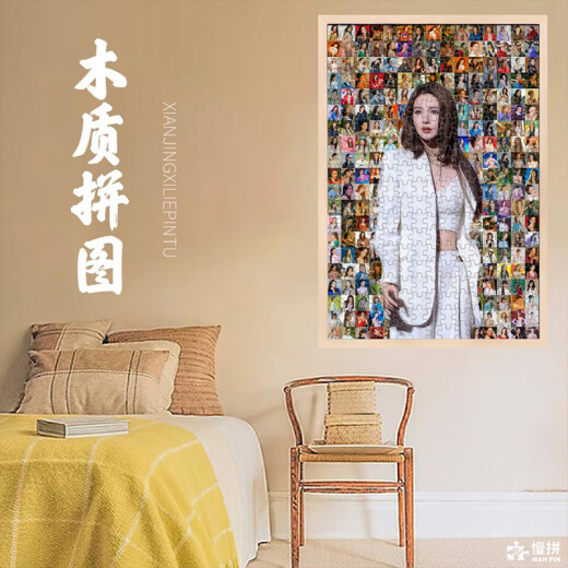 承琉金晨拼图明星周边进阶5到6岁儿童200/300/500/1000片带相框 【盒装+相框】1000片-V3887