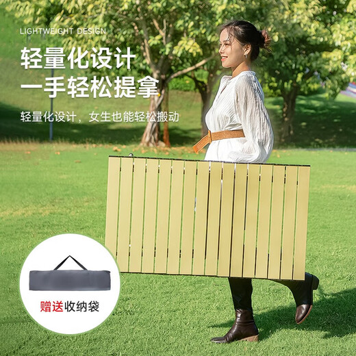 Savage camping equipment complete set of outdoor tables and chairs folding table and chairs set portable egg roll table picnic barbecue camping table and chairs five-piece set one table and four chairs beige portable table and chair set