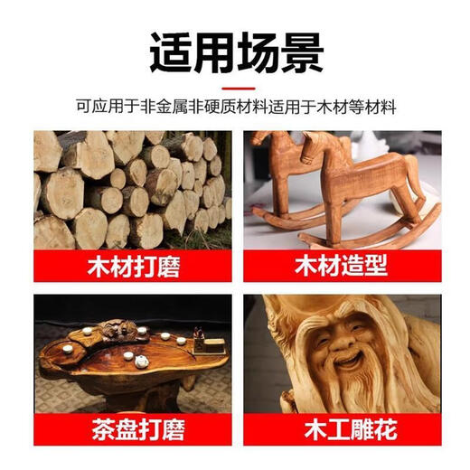 Jans woodworking grinding disc angle grinder polishing disc wood polishing disc wood grinding tool polishing wheel artifact 100 type flat/inclined/curved surface three-piece set