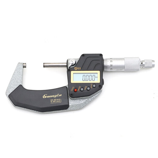 
Guanglu IP65 waterproof electronic digital external diameter micrometer 25-50mm high-precision spiral micrometer thickness measurement 211-702