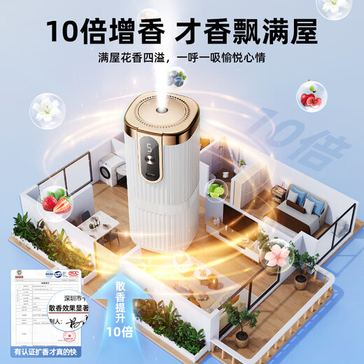 Xiaomi Crispy Rice Diffuser Automatically Sprays Home Indoor Intelligent Atomized Aromatherapy Machine Bathroom Toilet Hotel Special Diffuser Lavender 2024 Smart Flagship 5-speed Timing