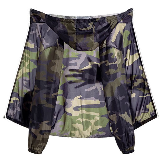 Reyao summer sun protection clothing for men plus fat and quick-drying sunshade outdoor fishing jacket takeaway sun protection clothing sun protection clothing camouflage style dark green S 60-80Jin Jin is equal to 0.5 kg