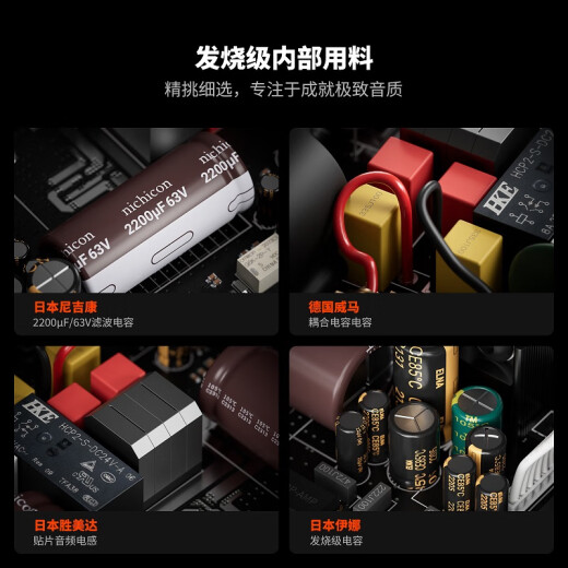 FOSI AUDIO弗西音频V3MONO单声道HiFi数字功放机发烧级迷你纯功放机高音质桌面重低音功率放大器 【V3m*2+48V10A+滤波+分线+散热套装】