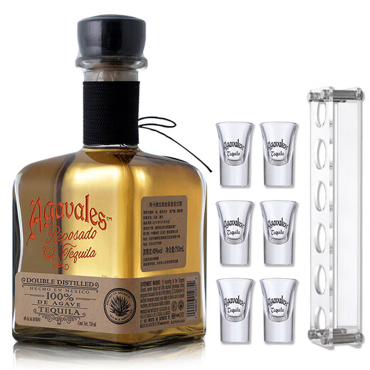 阿卡维拉斯金标银标陈酿龙舌兰酒reposado plata anejo tequila墨西哥洋酒 金标 750mL 1瓶