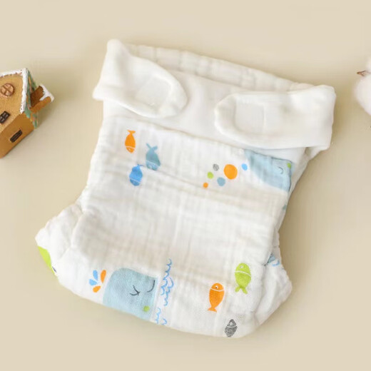 Newborn baby diapers, meson cloth, can be washed, urine ring, baby diapers, leak-proof tool, waterproof diapers, avocado diapers, 1 set, waterproof and side leakage, M-code newborn 18Jin[Jin is equal to 0.5 kg] waterproof and side leakage