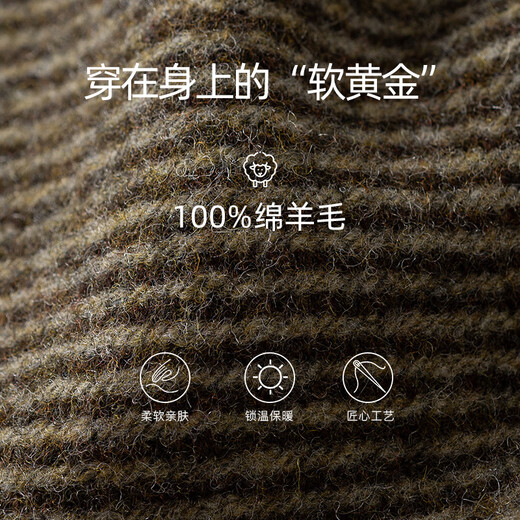 KBNE all wool old money style suit jacket for women in autumn and winter new style lazy high-end casual suit for women brown M