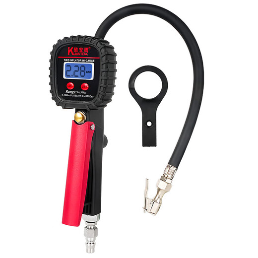 Coolanteng digital display inflation gauge tire pressure gauge tire pressure gauge high-precision vehicle tire pressure gauge tire inflation gauge