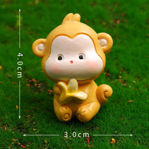 Xixiao twelve zodiac desktop micro landscape ornaments creative animal cartoon small animals cute dress up children's doll gift ugly cow