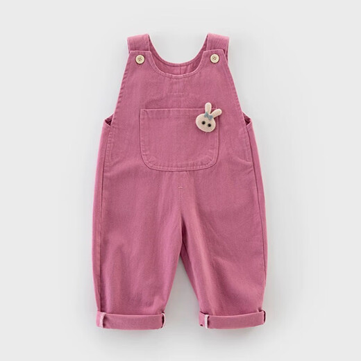 Gesufan Girls Overalls für Frühling und Herbst 1-2-3 Jahre alte Baby Mode Overall Hosen Babyhosen Herbst Kleidung Pink 90 cm Öffnen offenbar