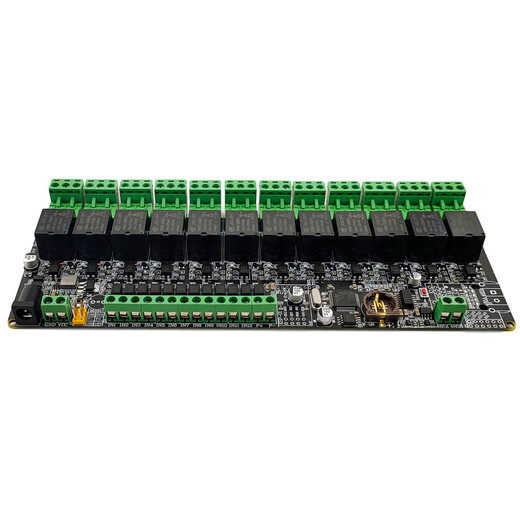 1/2/3/4/6/8/12-channel Modbus relay module switching input and output RS485/TTL/PLC 12-channel output + 12-channel input 5V