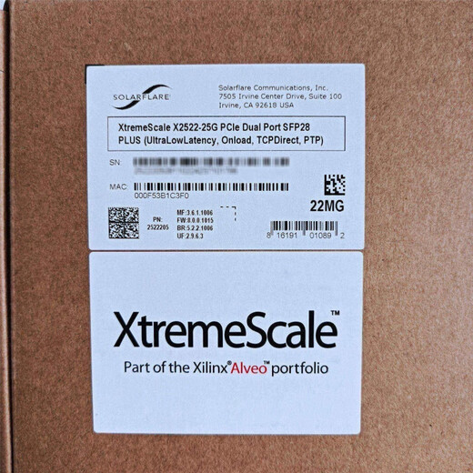 New solarflare SFN8522 X2522-25G-PLUS low-latency 10G network card SFN8522-Onload new