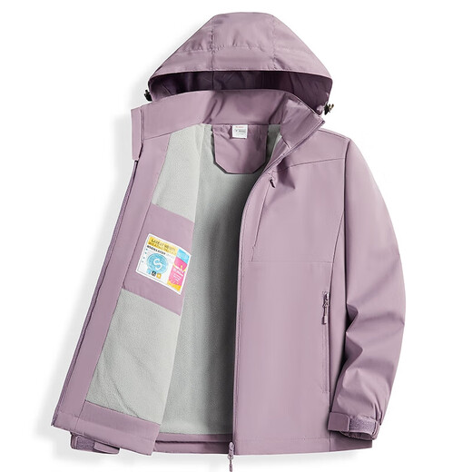 Western Camel Vancamel Chaqueta corta Mujeres 2024 Nuevo espíritu de viento de viento caliente Pequeña chaqueta de trabajo espesada a prueba de viento 9930S Camen de polvo con cremallera [color sólido] XL