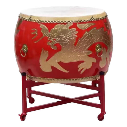 Shendu Tangyun Cowhide Drum Big Drum Power Gong Drum Dance Dragon Drum Drum Yangko Drum для взрослых детей барабан китайский красный барабан 24-дюймовый барабан драконов + барабан + барабанная палка Трехцветный квадратный шарф