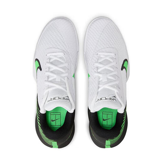 Nike Nike tennis shoes men's Zoom Vapor Nadal Federer professional sneakers wear-resistant and non-slip DR6191-105 Black and green men's style 42 (inner length 265mm)
