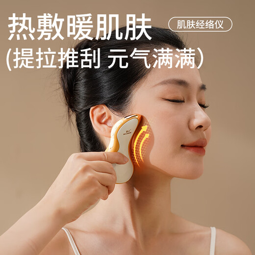 Hezheng Electric Gua Sha Instrument, Electric Gua Sha Board, Shaving Instrument, Massager, Full Body Massage Hot Compress Gua Sha Artifact, Birthday Gift for Girlfriend, Parents, Elders G2