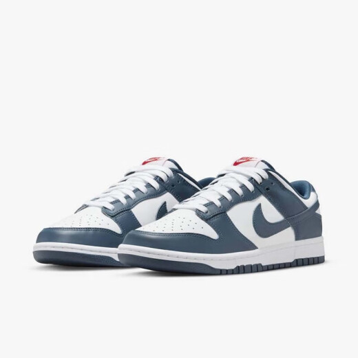 耐克（NIKE）鞋子男 Dunk Low Retro经典低帮男子休闲运动鞋轻便舒适复古板鞋 DD1391-400 白藏青 41