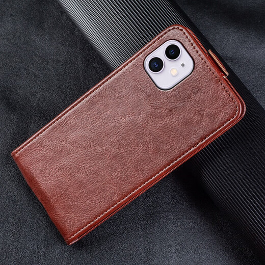 适用苹果14promax手机壳iphone15/13翻盖支架手机保护壳套防摔全 黑色 iPhone 15