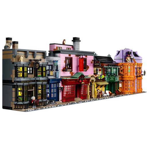 乐高（LEGO）哈利波特城堡粉丝收藏款D2C男女孩拼搭积木生日礼物 75978 对角巷