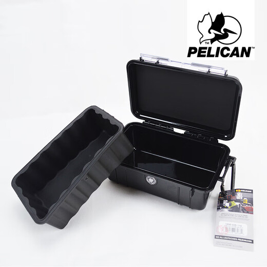 
PELICAN American PELICAN 1050 outdoor explosion-proof waterproof box mobile phone storage box Tangganese safety protection box digital camera protection box waterproof moisture-proof shock absorbing box yellow transparent