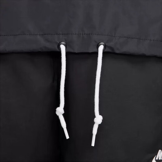 耐克（NIKE）男装外套夏季新款宽松梭织运动刺绣舒适半拉链卫衣夹克FN3893-480 FN3893-010黑色 S