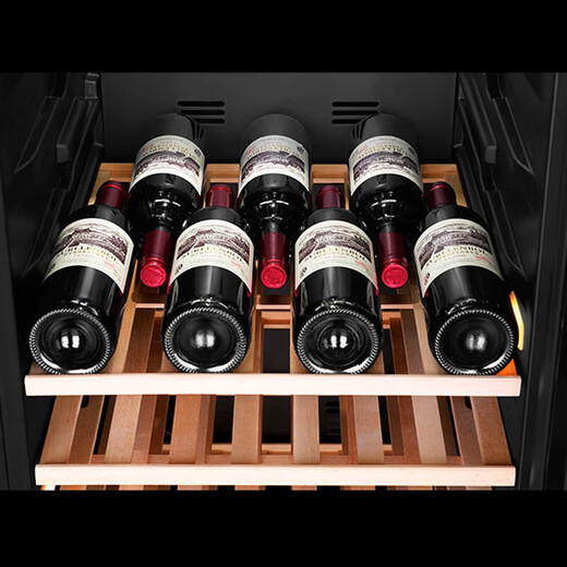 Haier constant temperature wine cabinet household vertical refrigerated fresh-keeping refrigerated fresh-keeping display cabinet office wine cabinet WS084WGHHSD1 - about 84 bottles