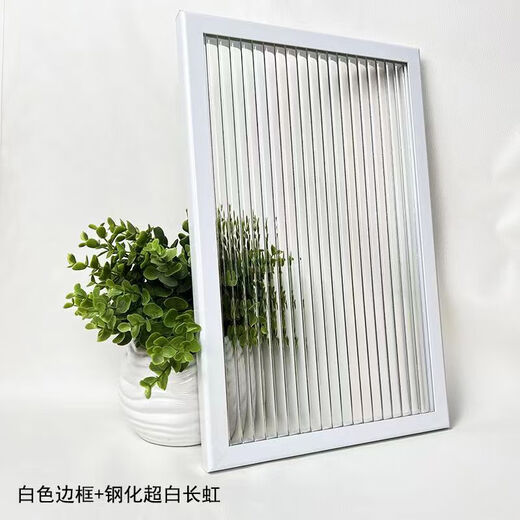 迈恻亦铝框门定做书柜门铝合金门酒柜门玻璃门厨柜门家具门12种颜色可选 沙银（定制联系客服）