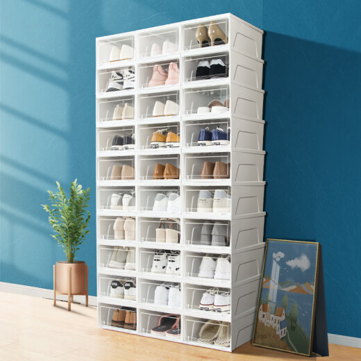 Alice transparent shoe box drawer storage box large shoe rack shoe artifact storage cabinet simple shoe cabinet Alice storage box