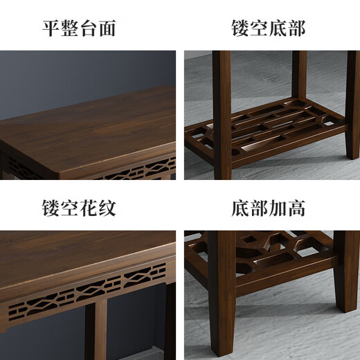 Anya flower rack balcony floor-standing flower rack indoor living room decoration rack bamboo multi-layer succulent flower pot rack 2