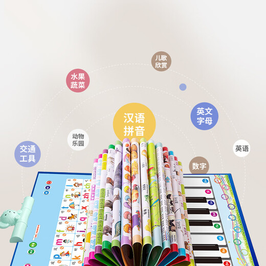 Aole (Aole -HW) Kinderkompetenz Hörbuch chinesischer und englischer Hörbücher Baby Point Reader Baby Aufklärungsbild