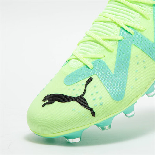 PUMA FG/AG Long Spike Training Football Shoes Men's Autumn Natural Turf Spikes FUTURE 107180 Yellow-Black-Mint Green-03 42