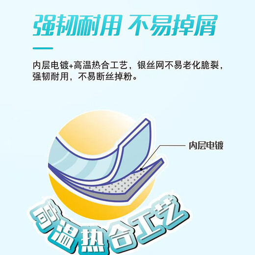 Miaojie dishwashing cloth double-layer silver wire rag for dishwashing thickened household kitchen double-sided pot cloth not easy to stain oil cleaning cloth silver wire rag double layer 2 packs total 16 pieces regular