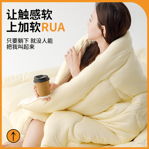 Jiuzhou Deer Quilt Winter Air Conditioner Quilt Core Autumn Winter Cover Double Spring and Autumn Spring and Autumn Quilt 4Jin [Jin equals 0.5 kg] 150*200cm