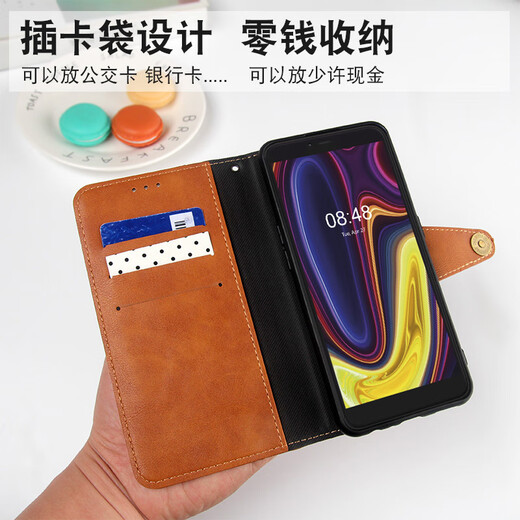 万浮生适用于Unihertz Tank 3Pro手机壳翻盖皮套商务外壳泰坦克Tank3Pro保护壳坦克三代8849手机套钱包款 黑色【Unihertz Tank 3Pro】 其他