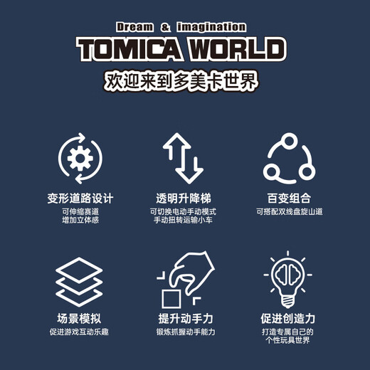 Tomica TOMY alloy car electric track set toy overpass highway New Year gift 953739