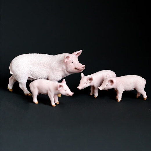 Simuliertes Sau Haus Schwein 13782 Geflügeltiermodell umweltfreundliche PVC -Kinderfüränk