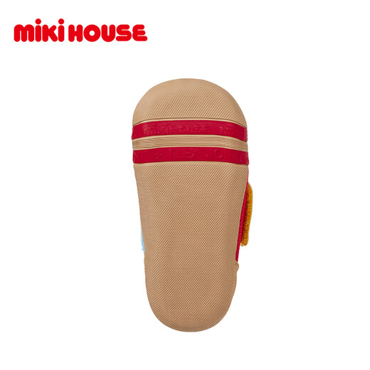 MIKIHOUSE Japanese-made sandals, children's shoes, summer Pucci Bear, Wusa Rabbit, children's breathable mesh, fashionable, comfortable and wear-resistant sandals, multi-color 12.5, inner length 12.5cm