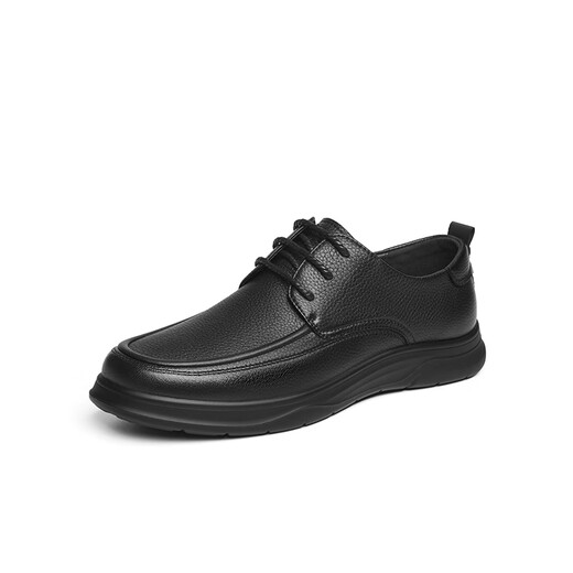 Red Dragonfly Casual Lederschuhe 2025 Frühling Neue Herrenschuhe Schafkinne bequeme Spitzenschuhe Business Commuter Lederschuhe WTA15123 Black 41
