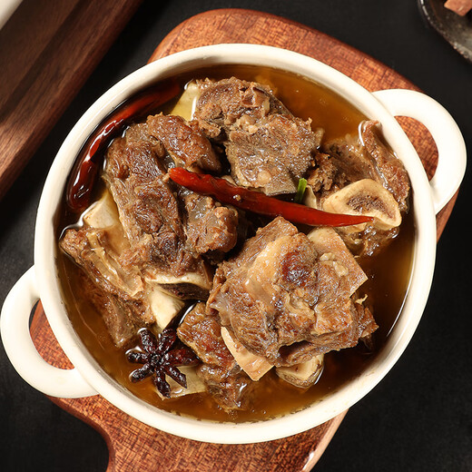 Pao Dingjia domestic raw cut beef ribs 1kg/bag BBQ meat ingredients frozen grain-fed halal sour beef