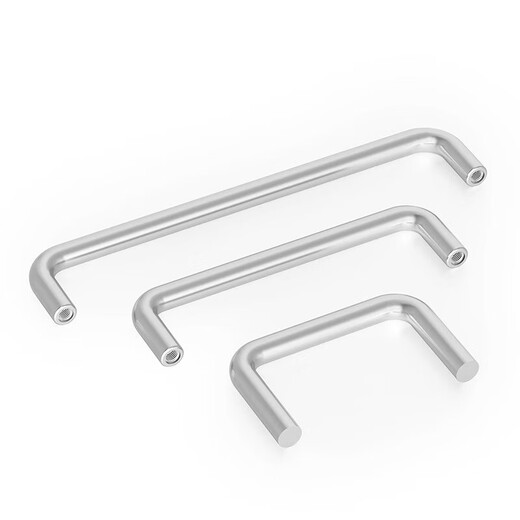 Jinchao 304 stainless steel solid handle distribution box handle industrial welding handle U-shaped handle sheet metal handle customization 8*100*30*M4 (1 piece) 304
