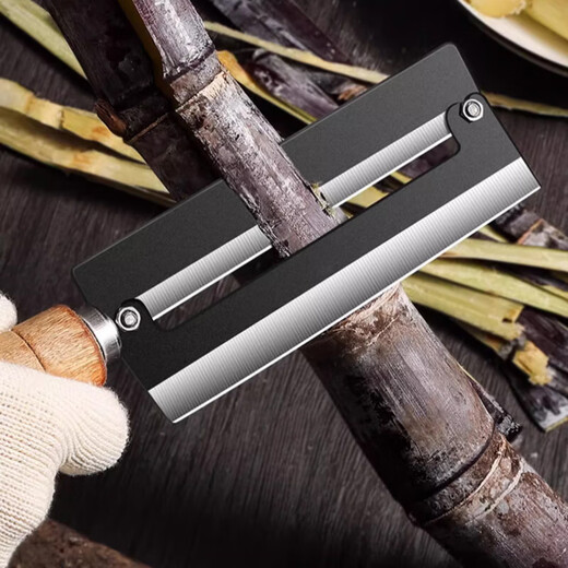 Couteau à éplucher la canne à sucre Oppei Yangjiang couteau spécial extra large en acier à haute teneur en carbone pour couper la canne à sucre couteau à éplucher les fruits multifonctionnel couteau à canne à sucre commercial