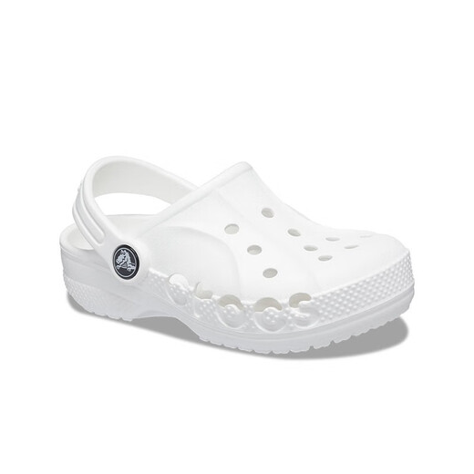 Crocs Bey Shoes de cueva para niños para niños y niñas Bolsas para al aire libre zapatillas y zapatillas/zapatillas/207013/207012 White-100 35 (215 mm)