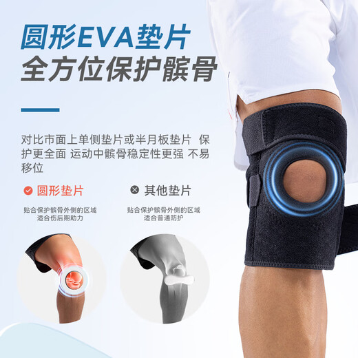 LP basketball knee pads, running, mountaineering, fitness, cycling, hiking sports protective gear, double spring support, breathable 733 series, KM model, male and female universal single package, single size (no difference)