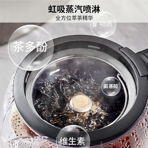 Joyoung health kettle 1L tea kettle spray tea kettle small office kettle boils tea and water all-in-one electric kettle flower tea kettle WY157 with 316L tea blue siphon steam wake-up tea 1L